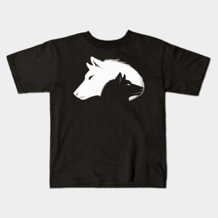 Wolf lover desing gifts Kids T-Shirt